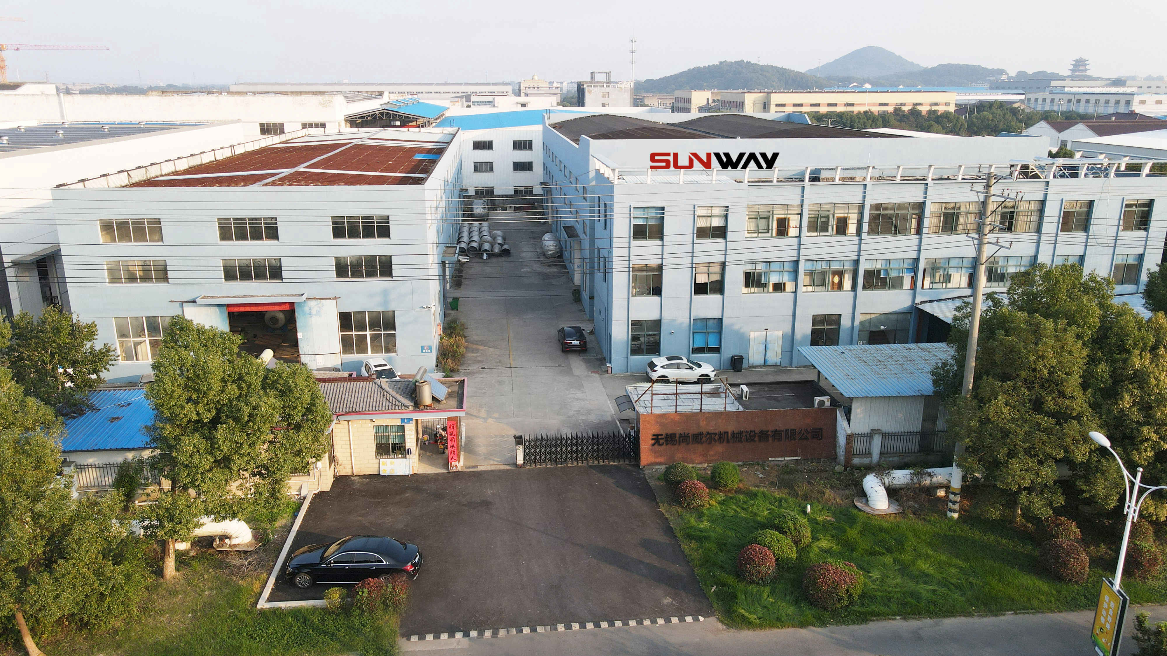 front view of SUNWAY factory actual image display